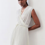 Perfect Pleated Wrap Dress