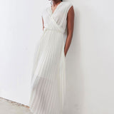 Perfect Pleated Wrap Dress