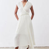 Perfect Pleated Wrap Dress