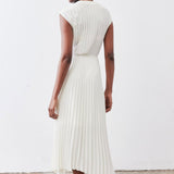 Perfect Pleated Wrap Dress