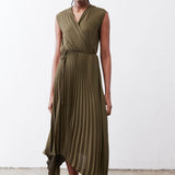 Perfect Pleated Wrap Dress