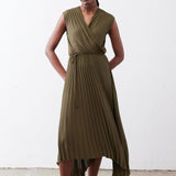Perfect Pleated Wrap Dress
