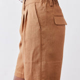 The Pleated Bermuda Shorts