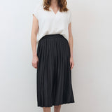 Pull On Pleated Skirt