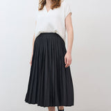 Pull On Pleated Skirt