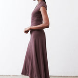 The Ruched Midi Dress