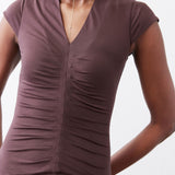 The Ruched Midi Dress