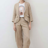 The Uptown Loose Linen Pants