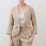 The Cropped Tulip Hem Blazer