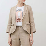 The Cropped Tulip Hem Blazer