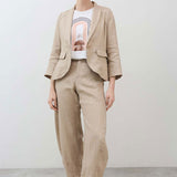 The Cropped Tulip Hem Blazer