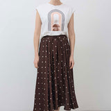 Silky Pull-On Maxi Skirt