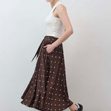 Silky Pull-On Maxi Skirt
