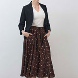 Silky Pull-On Maxi Skirt