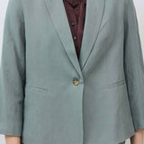 The Silk Linen Shrunken Blazer