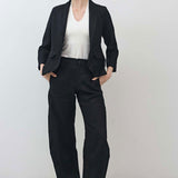 The Cropped Tulip Hem Blazer
