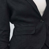 The Cropped Tulip Hem Blazer