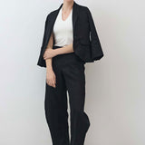 The Cropped Tulip Hem Blazer