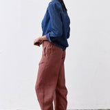 The Uptown Loose Linen Pants