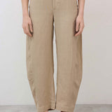 The Uptown Loose Silk Linen Pants