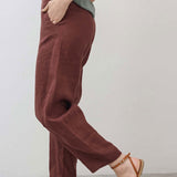 The Uptown Loose Linen Pants