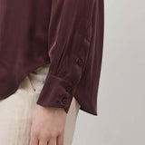 Washable Silk Button Down Top
