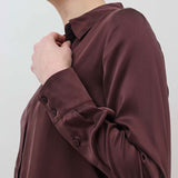 Washable Silk Button Down Top