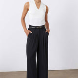 The Petite Wide Leg Trousers