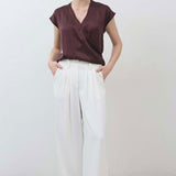 The Wrap Washable Silk Top