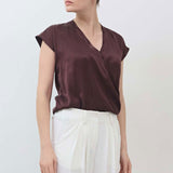 The Wrap Washable Silk Top