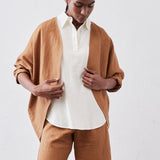 Zephyr Linen Cocoon Cardigan
